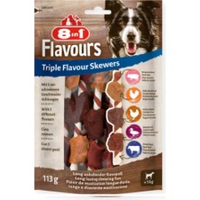 8in1 Flavours Triple Flavour Skewers Üçlü Lezzet Şişleri 113 Gr.