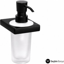 System Banyo Aksesuarları  Flat Sıvı Sabunluk Mat SİYAH(BA1019 006 Al6-C1)