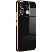 Toyigoo Mey Ithalat®   Poco M6 Pro 4g Kılıf Volet Silikon - Siyah TYGRSYT9573