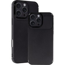 Durukar®  iPhone 16 Pro Kılıf Auto Focus Karbon Kapak - Siyah