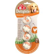 8in1 Delights Chicken Balls Tavuklu Köpek Ödülü Topları Xs 36 Gr.
