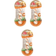 8in1 Delights Chicken Balls Tavuklu Köpek Ödülü Topları Xs 36 Gr. x 3 Adet