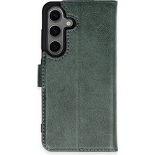Durukar®  Samsung Galaxy S24 Kılıf Trend S Plus Kapaklı Kılıf - Yeşil