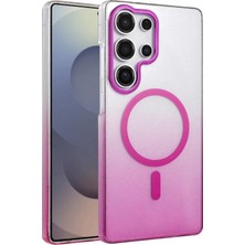 Toyigoo Mey Ithalat®  Samsung Galaxy S23 Ultra Glossy Magsafe Kapak - Mor TYGRSYT9573