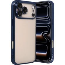 Toyigoo Mey Ithalat®   iPhone 17 Pro  Lensli Silikon - Lacivert TYGRSYT9573