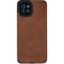 Toyigoo Mey Ithalat®  Samsung Galaxy A03 Kılıf Loop Deri Silikon - Kahverengi TYGRSYT9573
