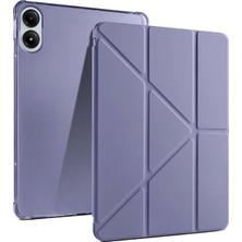 Toyigoo Mey Ithalat®   Redmi Pad Pro 12.1 Kılıf Kalemlikli Mars Tablet Kılıfı - Lavender TYGRSYT9573