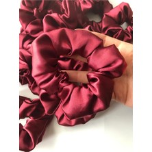 My Vintage Kına Nişan Düğün -Lastikli Simit Saten 20 Li Scrunchie Toka Seti Nedime Hediyesi Kına Toka