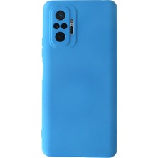 Toyigoo Mey Ithalat®   Redmi Note 10 Pro Kılıf Nano Içi Kadife Silikon - Mavi TYGRSYT9573