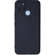 Toyigoo Mey Ithalat®  Realme C25Y Kılıf Nano Içi Kadife Silikon - Lacivert TYGRSYT9573