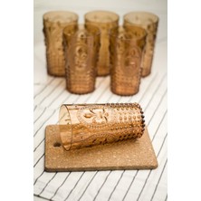 Küçük Hazine Akrilik Bal 6'lı Uzun Bardak & Su Meşrubat Bardağı 750 ml ( Büyük Boy & Cam Değildir )
