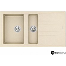 Teka  Stone 1,5 Gözlü Granit Evye Bej (115360004)