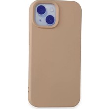 Toyigoo Mey Ithalat®   iPhone 15 Kılıf Nano Içi Kadife Silikon - Pudra TYGRSYT9573