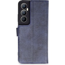Durukar®  Realme C65 Kılıf Trend S Plus Kapaklı Kılıf - Lacivert