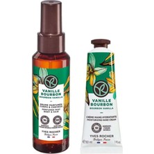Yves Rocher Egzotik Vanilya El Kremi 30ML & Saç Vücut Spreyi 100ML 2'li Set