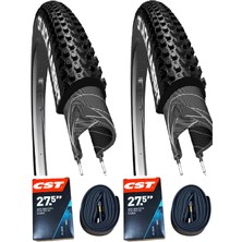 Cst 27.5x2.10 Bisiklet Dış Lastiği Jack Rabbit Telli Eps x 2 Adet + Cst Iç Lastik Seti