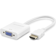 Uravas Store HDMI To VGA Dişi Görüntü Dönüştürücü 1080P - Beyaz HDX2020B