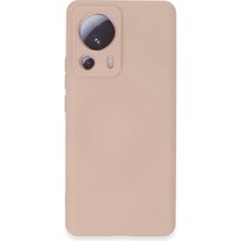 Toyigoo Mey Ithalat®   Mi 13 Lite Kılıf Nano Içi Kadife Silikon - Pudra TYGRSYT9573