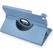 Toyigoo Mey Ithalat®  iPad Mini 1 Kılıf 360 Tablet Deri Kılıf - Turkuaz TYGRSYT9573