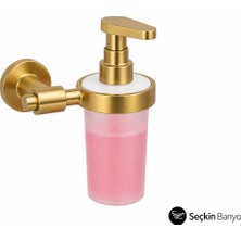System Banyo Aksesuarları  Ezel Sıvı Sabunluk Saten ALTIN(BA1031 006 Gb-C1)