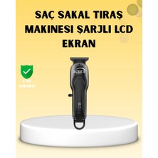 COjans Cs Profesyonel Tıraş Makinesi LCD Ekranlı Turbo Mod ve Güçlü Motor