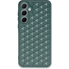 Toyigoo Mey Ithalat®  Samsung Galaxy A35 5g Kılıf Petek Silikon Kapak - Koyu Yeşil TYGRSYT9573
