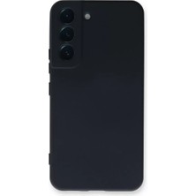 Uravas Store Newface Samsung Galaxy S22 Plus Kılıf Nano Içi Kadife Silikon - Lacivert