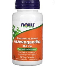 Now Foods Ashw Hint Ginseng 450 Mg 90 Kapsül
