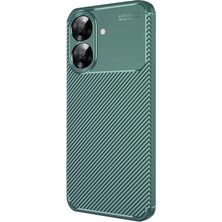 Durukar®  Realme Note 60 Kılıf Auto Focus Karbon Kapak - Koyu Yeşil
