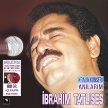 Laluna İbrahim Tatlıses - Kralın Konseri (Limitli ve Özel Baskı Kırmızı Renkli Mermer Desen Plak)