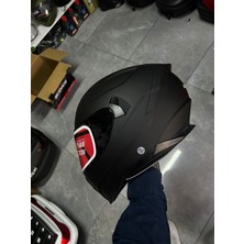 Scoyco Mat Siyah Full Sertifikalı Orıjınal Motosiklet Kaskı