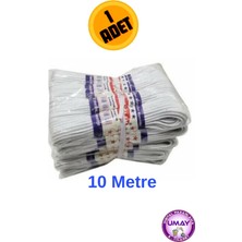 Sağlam Yuvarlak Paça Bel Etek Eşofman Lastiği 10 Metre Dayanıklı Esnek Dikiş Lastiği (2 Mm)