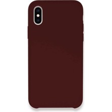 Durukar®  iPhone Xs Max Kılıf Lansman Legant Silikon - Bordo
