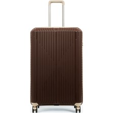 Ground Sirius Büyük Boy Valiz Kemik-Acı Kahve - 10728