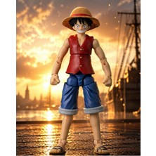 Wonderful Life One Piece Monkey D. Luffy Figür Ultimate Legends 13 cm Eklemli Aksiyon Figürü Orijinal