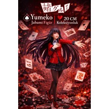 Wonderful Life Kakegurui Jabami Yumeko Figür 20 cm Kutulu Pvc Koleksiyonluk Anime Statü Figürü