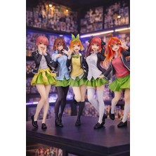 Wonderful Life Anime The Quintessential Quintuplets Eşsiz Beşizler 5’li Nakano Kardeşler Figür Seti 20 cm