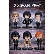 Wonderful Life Anime Bungou Stray Dogs 6’lı Figür Seti 10 cm Pvc Koleksiyon Mini Karakter Oyuncak