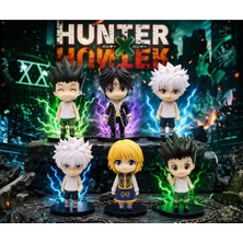 Wonderful Life Hunter x Hunter Figür Seti Gon Killua Kurapika Hisoka Chrollo 6’lı Set 10 cm