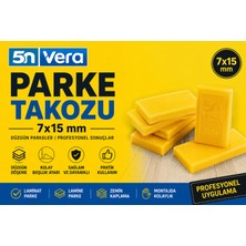 5N Vera 7X15 mm Parke Takozu | Laminat & Lamine Parke Montaj Ara Parçası | Duvar Kenarı Boşluk Sabitleyici Döşeme Aparatı