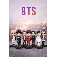 Wonderful Life K-Pop Bts 7’li Figür Seti – Karakter Koleksiyon Oyuncak 15 cm Dekoratif Biblo