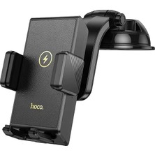 Onba Hoco HW22 Torpido Üstü Wireless Kablosuz Şarj Araç Telefon TUTUCU-(5775) - OB9347-5085