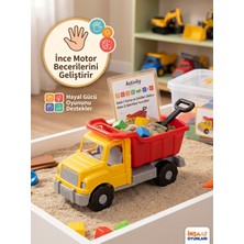 Ketsan Sağlam Plastik Oyuncak Damperli Kamyon & Kürek (Lisinya)