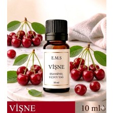 E.M.S Vişne Uçucu Yağ Buhurdanlık Yağı Difüzör Esansı Oda Kokusu Vişne Kokusu Mum Esansı 10 Ml.