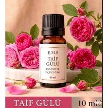 E.M.S Taif Gülü Esansı Buhurdanlık Yağı Difüzör Esansı Oda Kokusu Taif Gülü Yağı Mum Esansı 10 Ml.