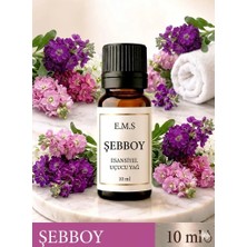 E.M.S Şebboy Çiçeği Uçucu Yağ Buhurdanlık Yağı Difüzör Esansı Oda Kokusu  Şebboy Esansı Mum Esansı 10 Ml.