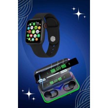 OEM Ucuz ve Kaliteli Kulaklıklı Saat Seti Bluetooth Bağlantılı Akıllı Saat ve Kul - 9988-6718