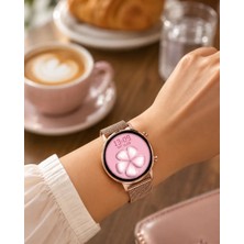 Meks Bluetooth Destekli Akıllı Saat Nabız Ölçer Bildirim ve Spor Takipli Saat - HEP-2484-1591