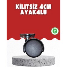Maxdora 4 cm Kilitsiz Tekerlek Ayak Seti Zemin Koruyucu - MX002U-7K3SF0