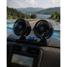 OEM Araç Vantilatör Oynar Başlıklı Çakmaklık Girişli 2 Modlu Oto Fan - 2094-5177